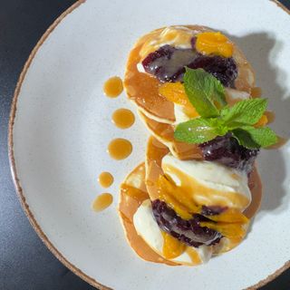 5. Pancakes sezonowe z puree dyniowym