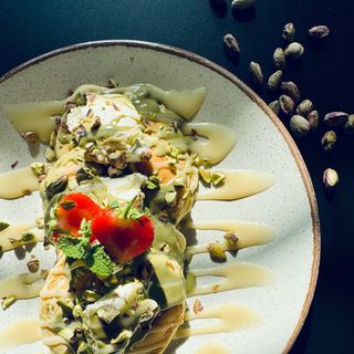 2. Pancakes z pistacjami