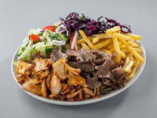 Super talerz kebab duży
