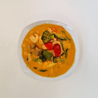 Smażony kurczak z curry żółtym