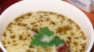 Barszcz  biały na kwasie od kapusty z makaronem