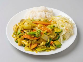 Cielęcina z sosem curry