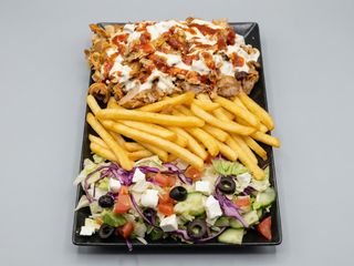 ZESTAW KEBAB NA TALERZU