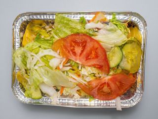 Kapsalon z falafel (vege)