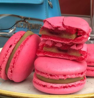 Makaronik Matcha-Malina