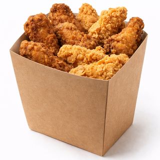 Kubełek mix 15 hot wings + 15 strips