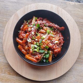 Korean Tteokbokki z kurczakiem