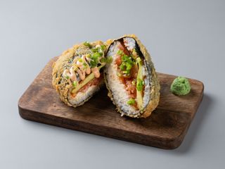 Ika sandwich surowy łosoś