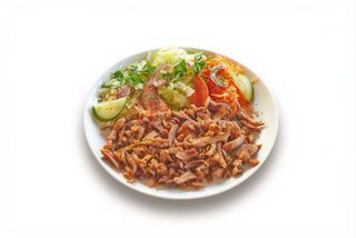 Shoarma wieprzowa z farszem i serem