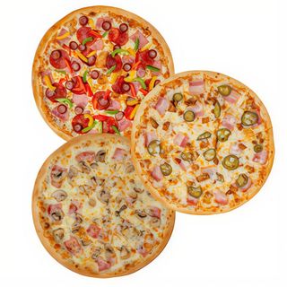 SUPER TRIO Classic: 3 x Pizza duża - 32,95 zł/szt.