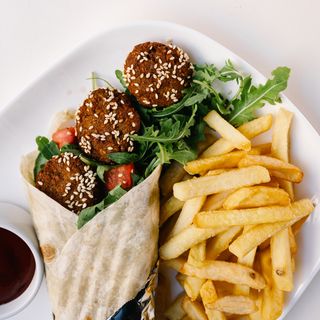 ROLLO FALAFEL + FRYTKI 150G
