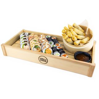 Zestaw sushi & crunch 34 szt. + 16 szt. spring rolls