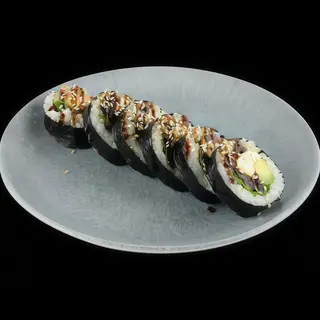 FUTOMAKI SŁODKIE TAMAGO W OMLECIE Z SOSEM MANGO 6 SZT.