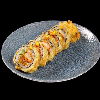 CHRUPIĄCE FUTOMAKI Z KURCZAKIEM I KIMCHI W TEMPURZE 6 SZT.
