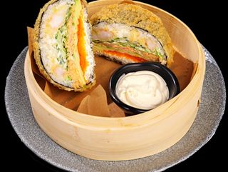 PRAWN TEMPURA BURGER