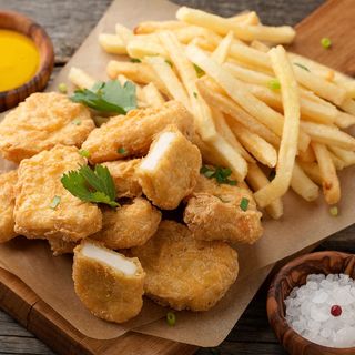 Chicken nuggets and fries