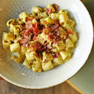 Rigatoni mezzi al pistacchio