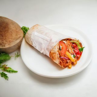 Mieszane mięso na cienkim cieście mega XXL