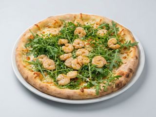 Pizza Gamberetti e rucola 24cm
