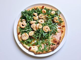 Pizza Gamberetti e rucola 32cm