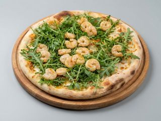 Pizza Gamberetti e rucola 45cm