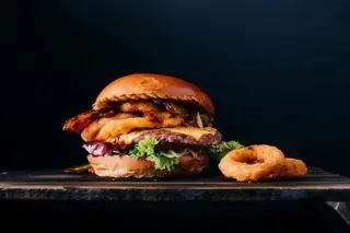 Burger Dunajecki corny badass