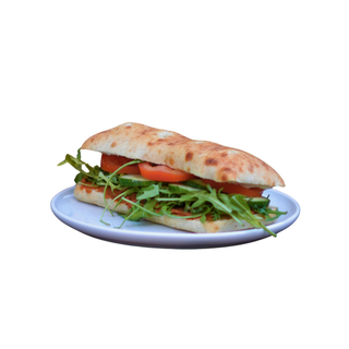 Schiacciata with sun-dried tomatoes