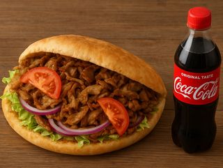 Zestaw Kebab na grubym XXL+ Cola 0.5L