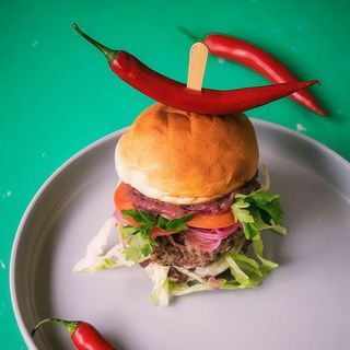 Burger Ostry 120g - wegetariański