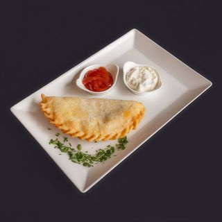 Czeburek z farszem szpinakowym z serem feta 1 szt. (wege)