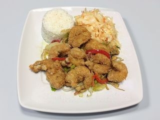 Krewetki duże w cieście