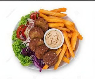 Talerz falafel wegetariański duży