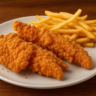 Kurczak strips + frytki