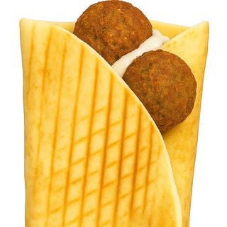 Kanapka falafel wegetariańska średnia