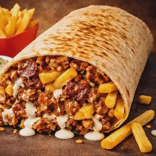 Rollo Kebab amerykański XL(ciasto arabskie)