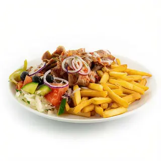 Kebab na talerzu