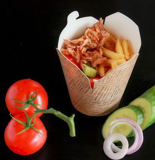 Kebab kubek samo mięso duży