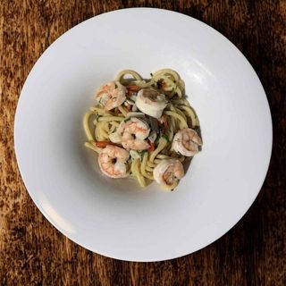 Gamberetti aglio olio