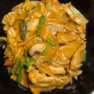 Wieprzowina z czerwonym curry