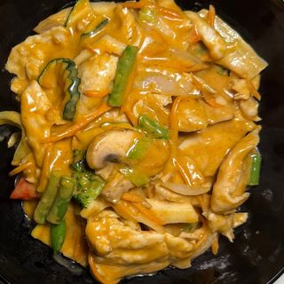 Wieprzowina z czerwonym curry