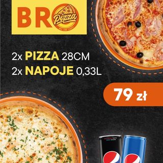 2x Pizze 28 cm + 2 Napoje 0.33l