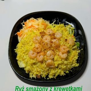 Ryż smażony z krewetkami