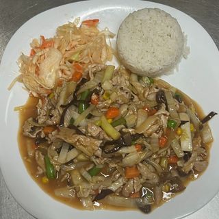 Wieprzowina z czosnkiem