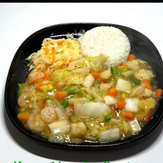 Krewetki słodko-kwaśne