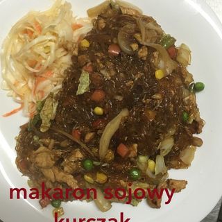 makaron sojowy wieprzowina