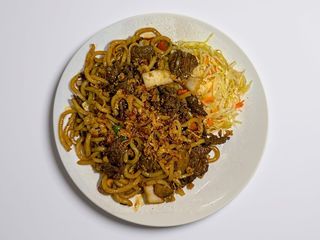 Makaron chinski z kaczką