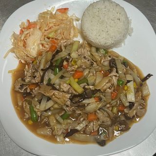 Wieprzowina w sosie curry