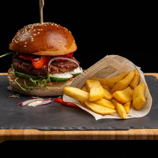 Vege burger Ajwar