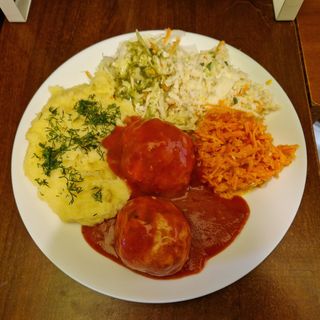 Mielony kotlet rybny i Zupa OGÓRKOWA