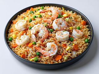 Ryż smażony z krewetkami
